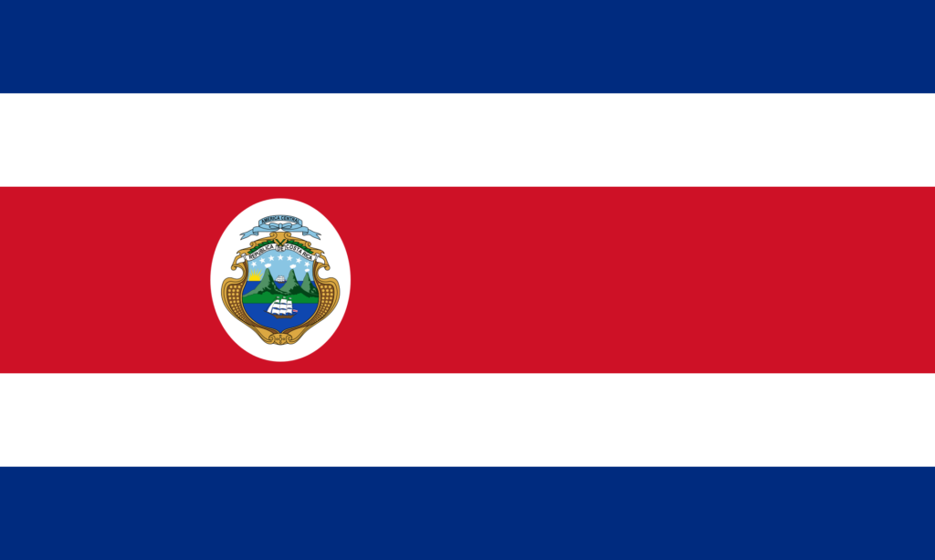 Flag of the Republic of Costa Rica